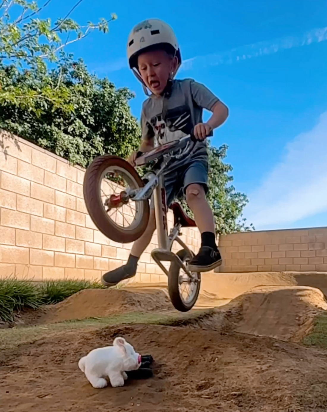 Backyard Pump Track Action