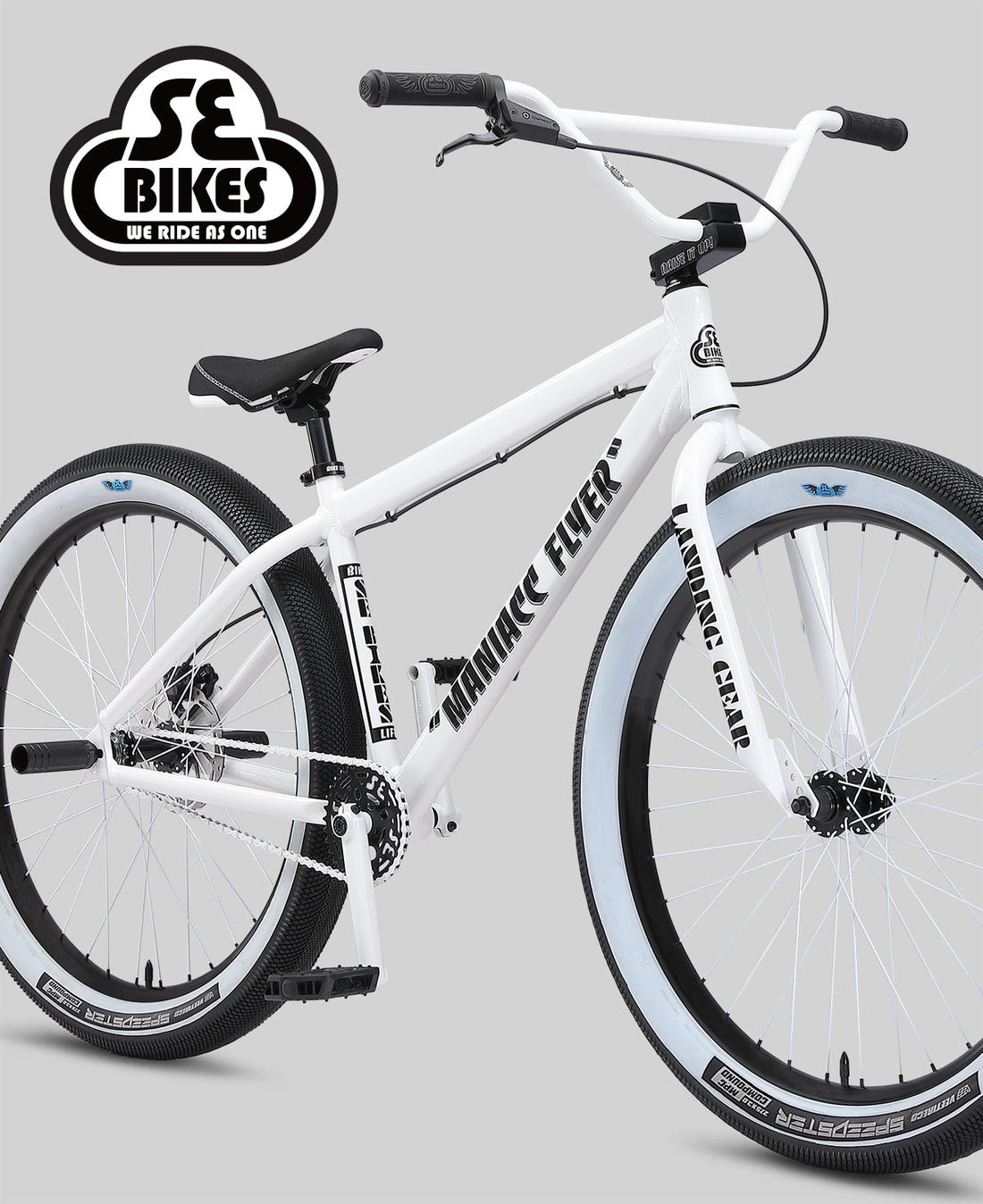 Maniacc Flyer in Arctic White!