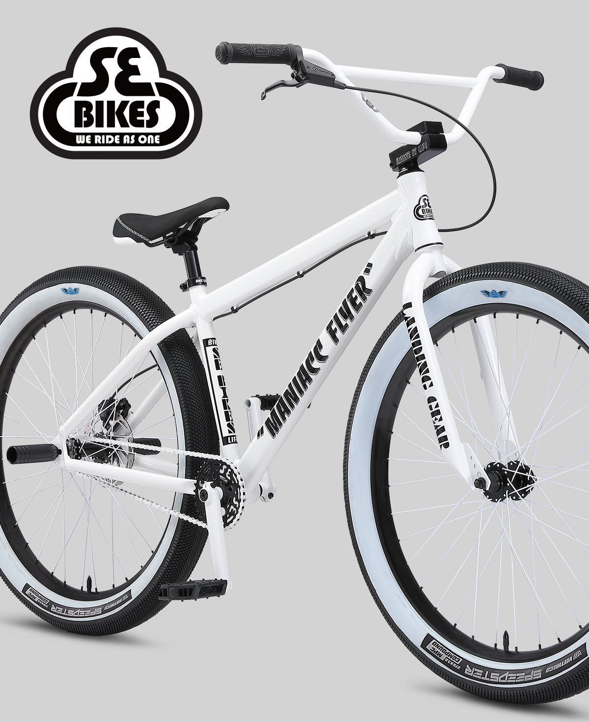 Maniacc Flyer in Arctic White!