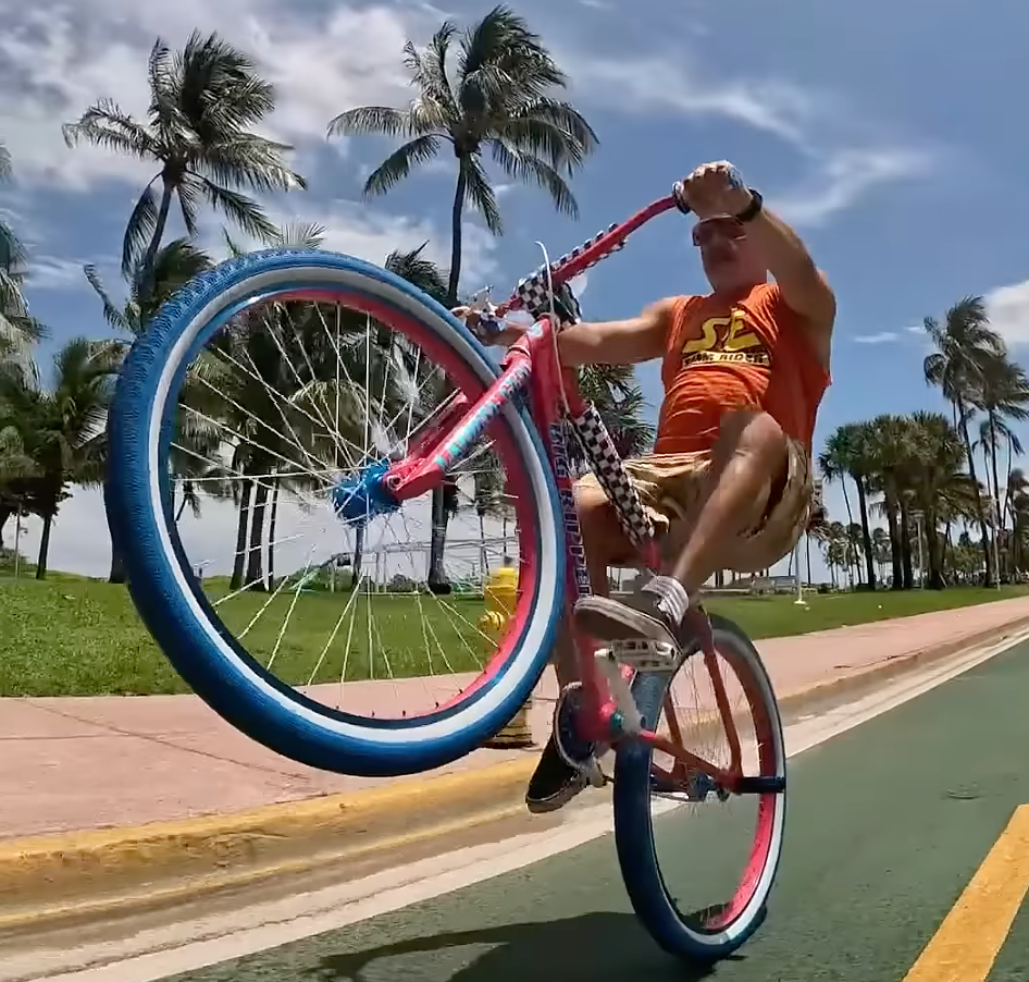Wildman Wheelies on the Big Ripper!