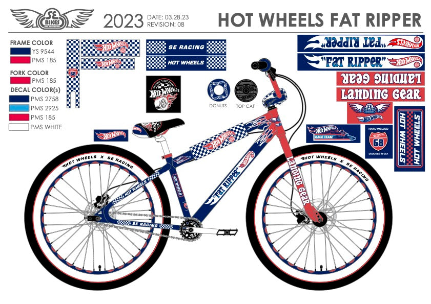 Hot Wheels Fat Ripper Bike Hot Wheels x SE Bikes – SE BIKES