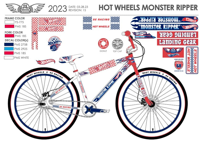 Hot Wheels Fat Ripper Bike Hot Wheels x SE Bikes – SE BIKES