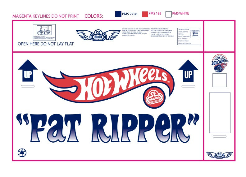 Hot Wheels Fat Ripper Bike Hot Wheels x SE Bikes – SE BIKES